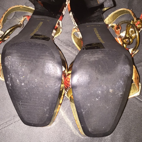 RocaWear Multi-colored, snakeskin patterned heels - Picture 6 of 8